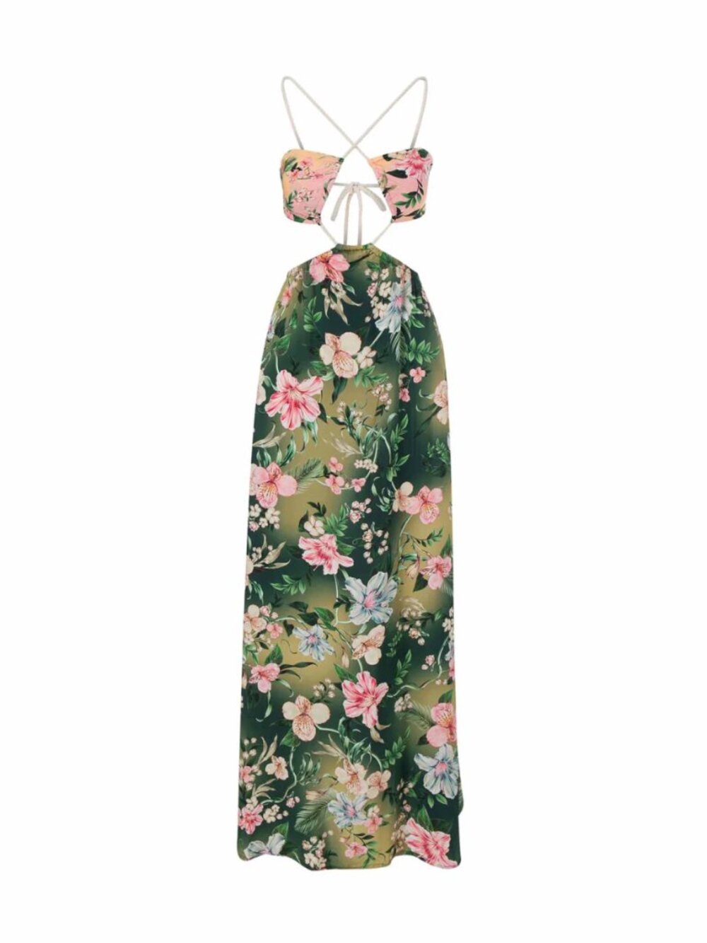 Agua Bendita Daphne Sally Cut-Out Maxi Dress - Picture 4 of 10